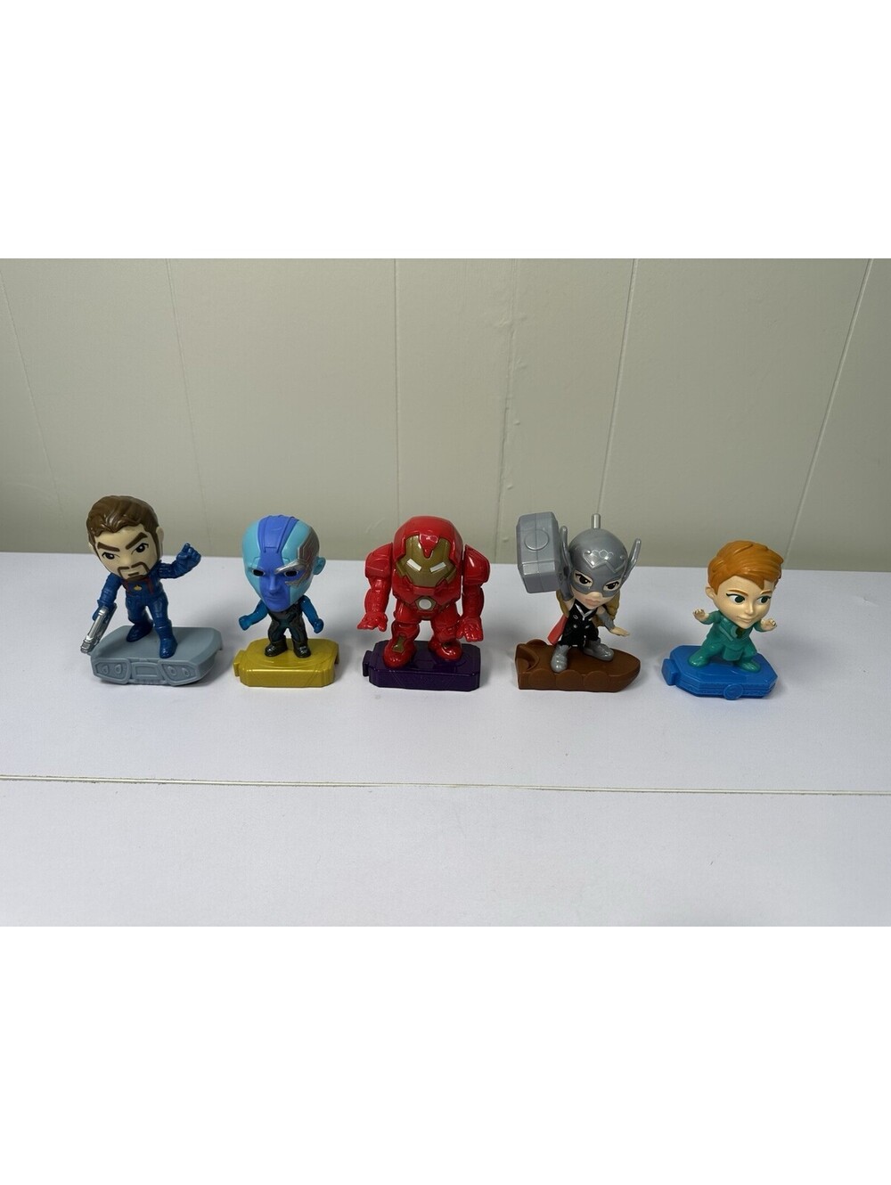 Marvel Super Hero Figures Lot of 24 Iron Man Thor Groot Rocket Black Panther